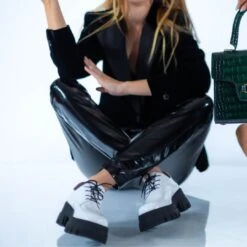 KRYSTA 65 - Charol Blanco Regina Romero Zapato Tenis Urbano Sport Para Dama En Piel -Reginaromero Tienda de ventas Fotoweb2octubre2023parte3Romitodosloszapatos 1