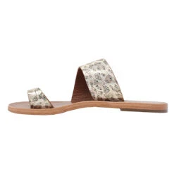 AMAYA - Oro Claro Regina Romero Resort Zapato Sandalia De Piso Para Dama En Piel -Reginaromero Tienda de ventas Regina Romero Resort Sandalia Amaya Chetah Oro 3 3f50167f d955 4d9b 915b 82f0101ebb16