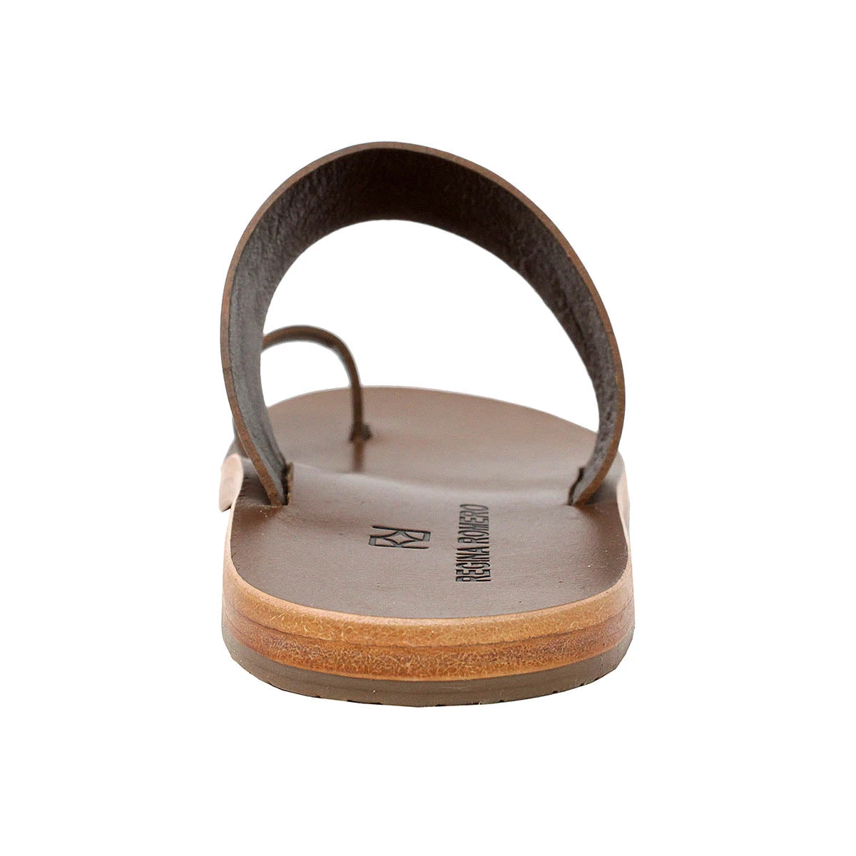 AMAYA - Bronce Regina Romero Resort Zapato Sandalia De Piso Para Dama En Piel 8 AMAYA - Bronce Regina Romero Resort Zapato Sandalia De Piso Para Dama En Piel - Imagen 8