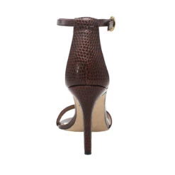 CLAUDINE 85 - Cafe Regina Romero Zapato Sandalia Zapatilla Tacon Alto Para Dama En Piel -Reginaromero Tienda de ventas Regina Romero Zapatilla Sandalia Claudina Lizard Cafe 4 ce6c50e4 d842 457d 8307 ca0df4a33c20