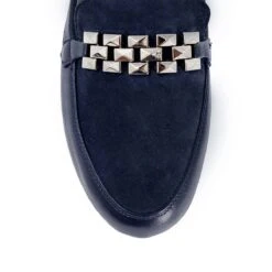 CARINA - Marino Regina Romero Zapato Mocasin De Piso Para Dama En Piel -Reginaromero Tienda de ventas Regina Romero Zapato Mocasin Carina Piel Ante Marino 5 752a3ba5 8590 477f 9102 d71f10cbfd1c