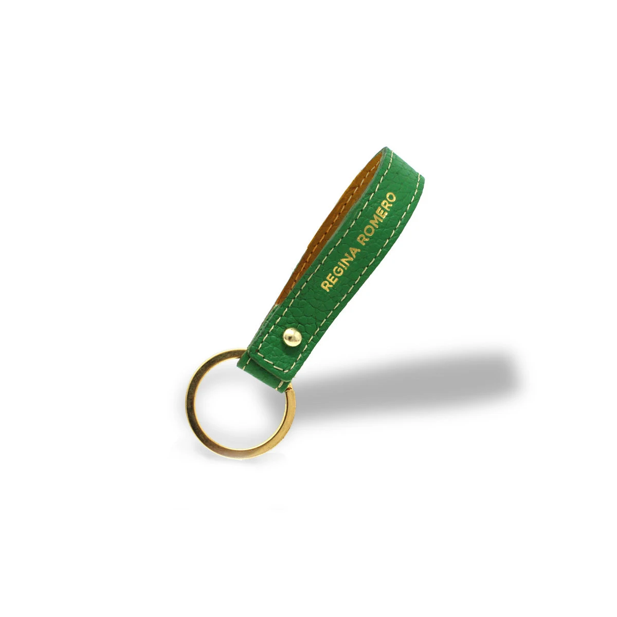 LLAVERO - Verde Regina Romero Accesorio Llavero Para Dama En Piel 2 LLAVERO - Verde Regina Romero Accesorio Llavero Para Dama En Piel - Imagen 2