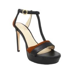 PITA 125 - Negro Y Terracota Regina Romero Zapato Sandalia Plataforma Tacon Alto Para Dama En Piel -Reginaromero Tienda de ventas Regina Romero Plataforma Sandalia Pita Piel Negro Ante Terracota 2 8e6a2fff f4b3 4bf0 8709 cee8de0b8086