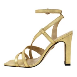 PIA 100 - Oro Regina Romero Zapato Sandalia Zapatilla Tacon Alto Para Dama En Piel -Reginaromero Tienda de ventas Regina Romero Zapatilla Sandalia Pia Piel Oro 3 6f5ea9a4 013f 4d6b a3f8 af00d90a7f4d