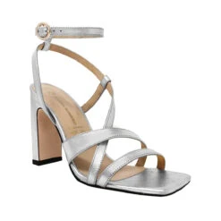 PIA 100 - Plata Regina Romero Zapato Sandalia Zapatilla Tacon Alto Para Dama En Piel -Reginaromero Tienda de ventas Regina Romero Zapatilla Sandalia Pia Piel Plata 2 766e57fa 2747 4991 b7b4 03640713580e