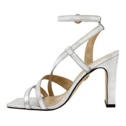 PIA 100 - Plata Regina Romero Zapato Sandalia Zapatilla Tacon Alto Para Dama En Piel -Reginaromero Tienda de ventas Regina Romero Zapatilla Sandalia Pia Piel Plata 3 a3df7400 6115 4534 9981 c9065e6c73d9