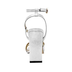 PIA 100 - Plata Regina Romero Zapato Sandalia Zapatilla Tacon Alto Para Dama En Piel -Reginaromero Tienda de ventas Regina Romero Zapatilla Sandalia Pia Piel Plata 5 e4cdf728 5ec2 49d2 b77f caf57833d20a