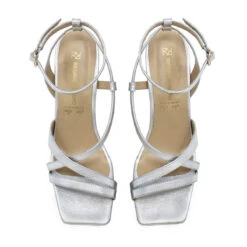 PIA 100 - Plata Regina Romero Zapato Sandalia Zapatilla Tacon Alto Para Dama En Piel -Reginaromero Tienda de ventas Regina Romero Zapatilla Sandalia Pia Piel Plata 6 5e56e247 d184 43c0 8938 70e8ed640e5e