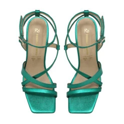 PIA 100 - Esmeralda Regina Romero Zapato Sandalia Zapatilla Tacon Alto Para Dama En Piel -Reginaromero Tienda de ventas Regina Romero Zapatilla Sandalia Pia Piel Verde Esmeralda 6 8a2c0948 ece6 4e6a 8252 30df5dadd082