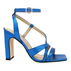 PIA 100 - Zafiro Regina Romero Zapato Sandalia Zapatilla Tacon Alto Para Dama En Piel