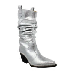 MADELEINE 60 - Plata Regina Romero Zapato Bota Botin Tacon Bajo Para Dama En Piel 12 MADELEINE 60 - Plata Regina Romero Zapato Bota Botin Tacon Bajo Para Dama En Piel -Reginaromero Tienda de ventas Regina Romero Zapato bota botin tacon bajo Madeleine 60 plata piel 2