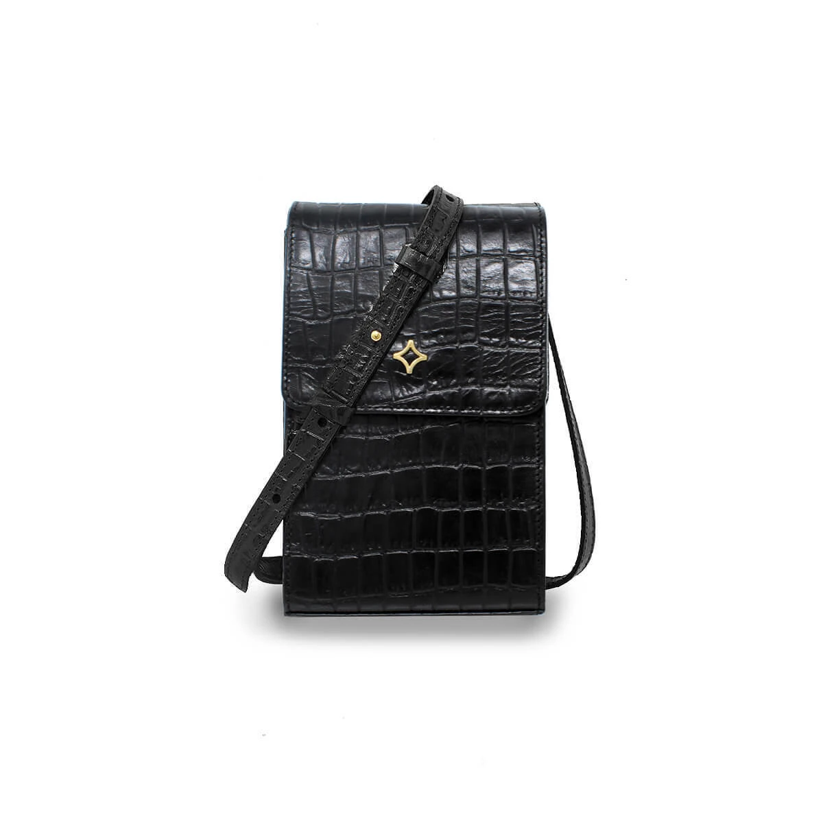 AMARA - Negro Regina Romero Accesorio Porta Celulares Para Dama En Piel 1 AMARA - Negro Regina Romero Accesorio Porta Celulares Para Dama En Piel