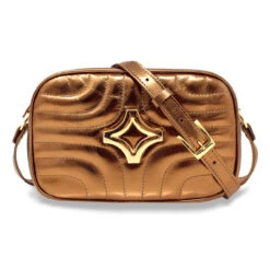 COLETTE - Bronce Regina Romero Accesorio Bolso Para Dama En Piel -Reginaromero Tienda de ventas Regina Romero bolso Collete oro viejo 2 piel 2