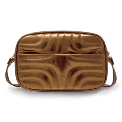 COLETTE - Bronce Regina Romero Accesorio Bolso Para Dama En Piel -Reginaromero Tienda de ventas Regina Romero bolso Collete oro viejo 2 piel 4