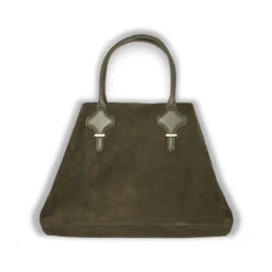 EVA - Verde Olivo Regina Romero Accesorio Bolso Para Dama En Piel -Reginaromero Tienda de ventas Regina Romero bolso tote bag Eva ante army 5