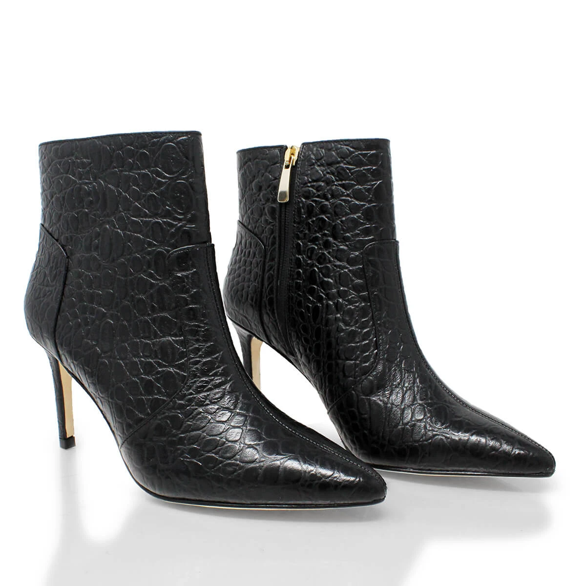 ANTONIA 75 - Negro Regina Romero Zapato Bota Botin Tacon Alto Para Dama En Piel 7 ANTONIA 75 - Negro Regina Romero Zapato Bota Botin Tacon Alto Para Dama En Piel - Imagen 7