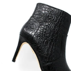 ANTONIA 75 - Negro Regina Romero Zapato Bota Botin Tacon Alto Para Dama En Piel 16 ANTONIA 75 - Negro Regina Romero Zapato Bota Botin Tacon Alto Para Dama En Piel -Reginaromero Tienda de ventas Regina Romero bota botin Antonia croco negro piel 5