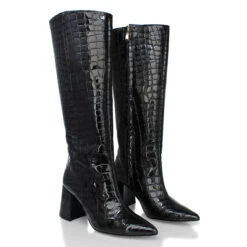 BROOKLYN 75 - Charol Negro Regina Romero Zapato Bota Larga Tacon Alto Para Dama En Piel 11 BROOKLYN 75 - Charol Negro Regina Romero Zapato Bota Larga Tacon Alto Para Dama En Piel -Reginaromero Tienda de ventas Regina Romero bota botin Brooklyn negro charol 2