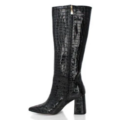 BROOKLYN 75 - Charol Negro Regina Romero Zapato Bota Larga Tacon Alto Para Dama En Piel 10 BROOKLYN 75 - Charol Negro Regina Romero Zapato Bota Larga Tacon Alto Para Dama En Piel -Reginaromero Tienda de ventas Regina Romero bota botin Brooklyn negro charol 4