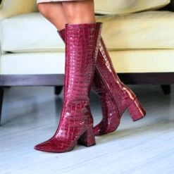 Primera página 26 Primera página -Reginaromero Tienda de ventas Regina Romero bota botin Brooklyn vino charol 5