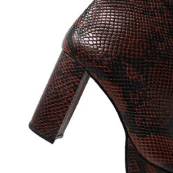 ELSY 95 - Cafe Regina Romero Zapato Bota Botin Plataforma Tacon Alto Para Dama En Piel 18 ELSY 95 - Cafe Regina Romero Zapato Bota Botin Plataforma Tacon Alto Para Dama En Piel -Reginaromero Tienda de ventas Regina Romero bota botin Elsy cobra cafe piel 5