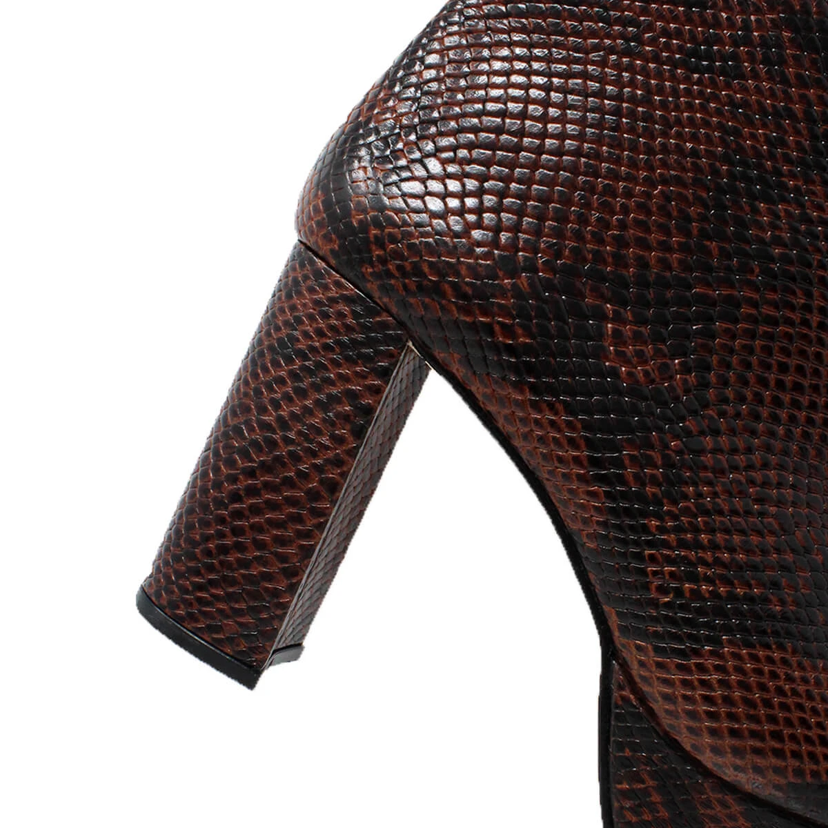 ELSY 95 - Cafe Regina Romero Zapato Bota Botin Plataforma Tacon Alto Para Dama En Piel 9 ELSY 95 - Cafe Regina Romero Zapato Bota Botin Plataforma Tacon Alto Para Dama En Piel - Imagen 9