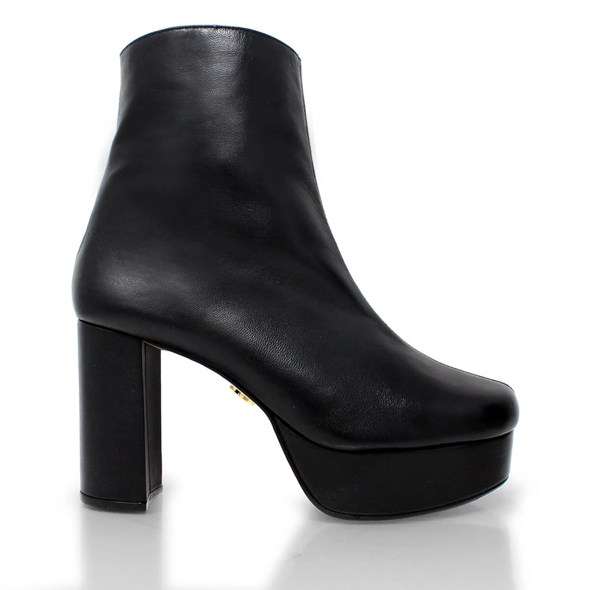 ELSY 95 - Negro Regina Romero Zapato Bota Botin Plataforma Tacon Alto Para Dama En Piel 1 ELSY 95 - Negro Regina Romero Zapato Bota Botin Plataforma Tacon Alto Para Dama En Piel