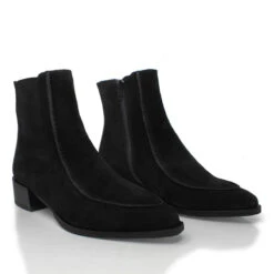 HARRY 40 - Negro Regina Romero Zapato Bota Botin Tacon Alto Para Dama En Piel 11 HARRY 40 - Negro Regina Romero Zapato Bota Botin Tacon Alto Para Dama En Piel -Reginaromero Tienda de ventas Regina Romero bota botin Harry ante negro 2