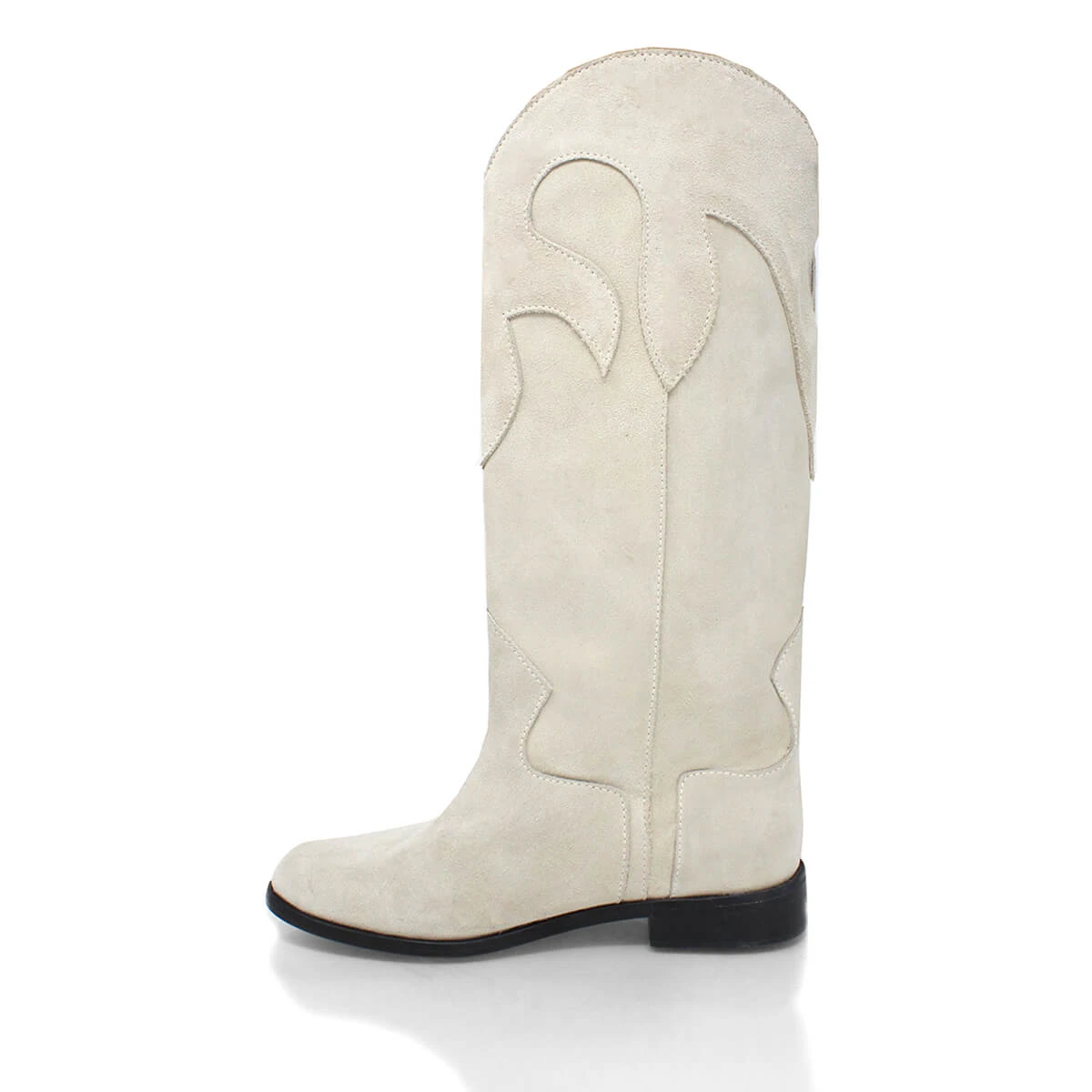 LAREDO - Ante Arena Regina Romero Zapato Bota Botin Tacon Bajo Para Dama En Piel 5 LAREDO - Ante Arena Regina Romero Zapato Bota Botin Tacon Bajo Para Dama En Piel - Imagen 5