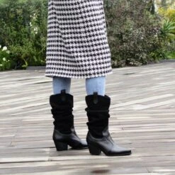 MADELEINE 60 - Negro Regina Romero Zapato Bota Botin Tacon Bajo Para Dama En Piel 12 MADELEINE 60 - Negro Regina Romero Zapato Bota Botin Tacon Bajo Para Dama En Piel -Reginaromero Tienda de ventas Regina Romero bota botin Madeleine negro 9