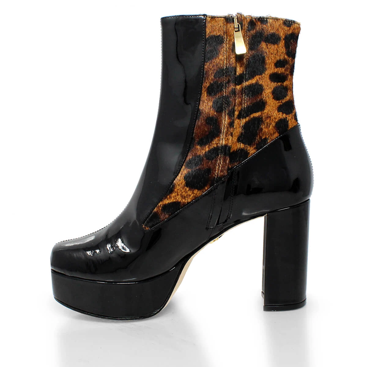 MARILINA 95 - Negro Y Cafe Regina Romero Zapato Bota Botin Plataforma Tacon Alto Para Dama En Piel 7 MARILINA 95 - Negro Y Cafe Regina Romero Zapato Bota Botin Plataforma Tacon Alto Para Dama En Piel - Imagen 7