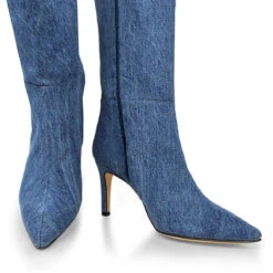 MITZY 75 - Denim Regina Romero Zapato Bota Larga Tacon Alto Para Dama -Reginaromero Tienda de ventas Regina Romero bota botin Mitzy mezclilla 7 e6c7b7c4 8169 4531 9411 7d92189e0f93