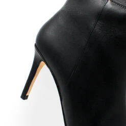 MITZY 75 - Negro Regina Romero Zapato Bota Larga Tacon Alto Para Dama En Piel -Reginaromero Tienda de ventas Regina Romero bota botin Mitzy negro piel 5