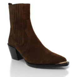 ROSARIO 70 - Chocolate Regina Romero Zapato Bota Botin Tacon Alto Para Dama En Piel 11 ROSARIO 70 - Chocolate Regina Romero Zapato Bota Botin Tacon Alto Para Dama En Piel -Reginaromero Tienda de ventas Regina Romero bota botin Rosario ante chocolate 3