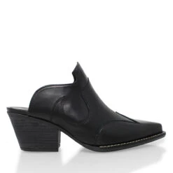 TRACY 60 - Negro Regina Romero Zapato Zapatilla Tacon Bajo Para Dama En Piel