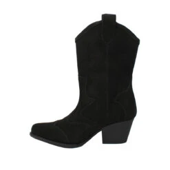 BAILEY 60 - Gamuza Negro Regina Romero Zapato Bota Botin Tacon Bajo Para Dama En Piel -Reginaromero Tienda de ventas Regina Romero bota botin tacon bajo Bailey 60 negro piel 3 b9cd6bc2 c264 436b aa18 70038b51d051