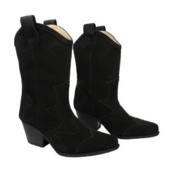BAILEY 60 - Gamuza Negro Regina Romero Zapato Bota Botin Tacon Bajo Para Dama En Piel -Reginaromero Tienda de ventas Regina Romero bota botin tacon bajo Bailey 60 negro piel 6 f4434e44 066b 43a5 809f 879144e72849