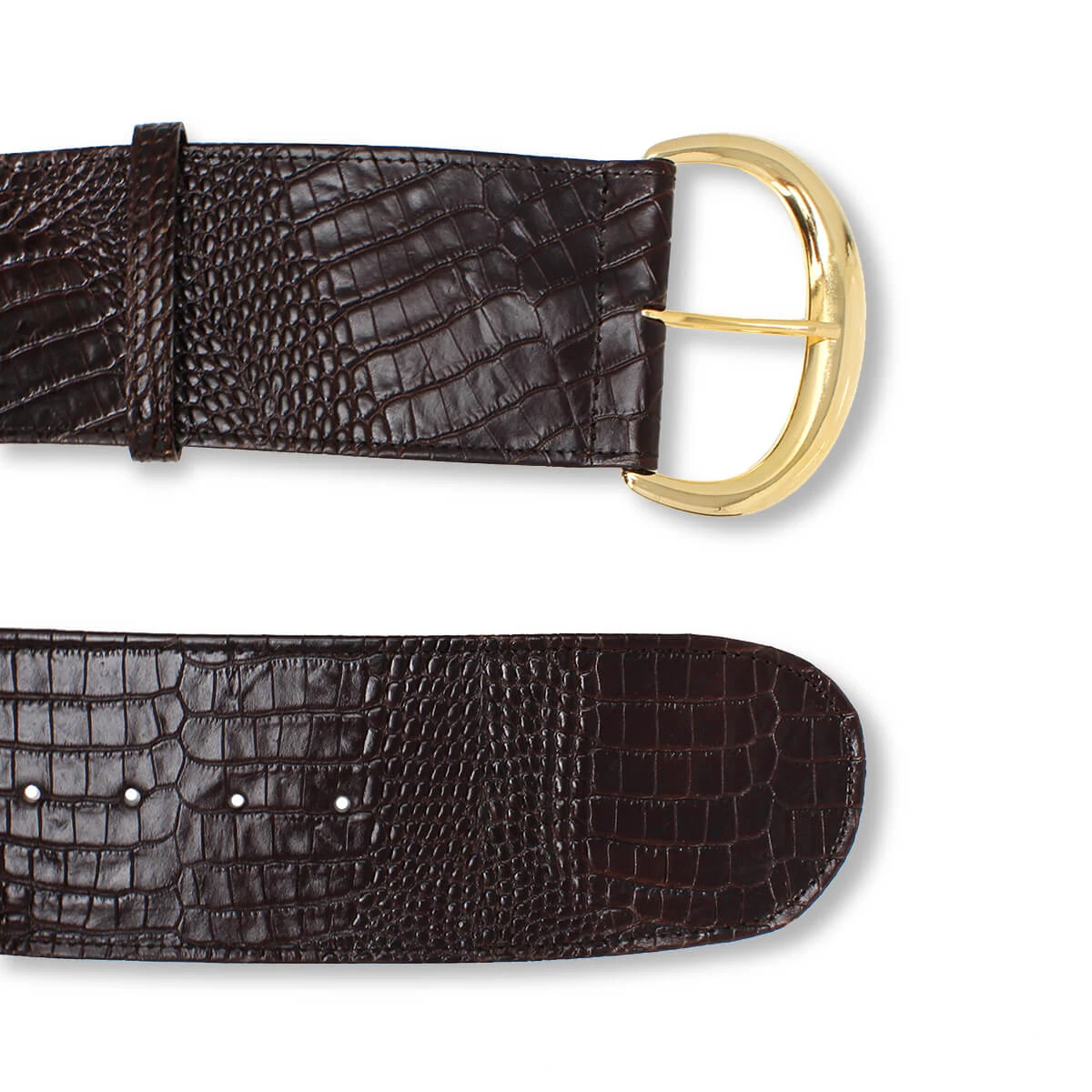 SOL - Cafe Romero Accesorio Cinturon Para Dama En Piel 2 SOL - Cafe Romero Accesorio Cinturon Para Dama En Piel - Imagen 2