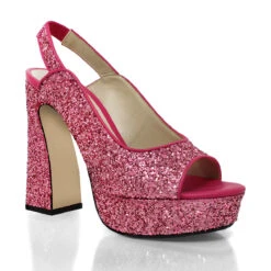 CHERYL 125 - Glitter Rosa Regina Romero Zapato Sandalia Plataforma Tacon Alto Para Dama En Piel 15 CHERYL 125 - Glitter Rosa Regina Romero Zapato Sandalia Plataforma Tacon Alto Para Dama En Piel -Reginaromero Tienda de ventas Regina Romero sandalia plataforma Cheryl rosa glitter 3