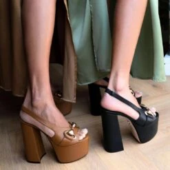 ERIN 150 - Miel Regina Romero Zapato Sandalia Plataforma Tacon Alto Para Dama En Piel -Reginaromero Tienda de ventas Regina Romero sandalia plataforma Erin tan piel 9