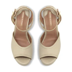 OLIMPIA 100 - Beige Regina Romero Zapato Sandalia Plataforma Tacon Alto Para Dama En Piel 13 OLIMPIA 100 - Beige Regina Romero Zapato Sandalia Plataforma Tacon Alto Para Dama En Piel -Reginaromero Tienda de ventas Regina Romero sandalia plataforma Olimpia beige piel 2