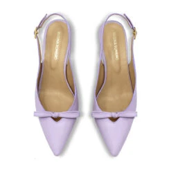 ANAHI 60 - Lila Regina Romero Zapato Sandalia Zapatilla Tacon Bajo Para Dama En Piel -Reginaromero Tienda de ventas Regina Romero sandalia zapatilla Anahi lila piel 2