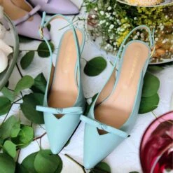 ANAHI 60 - Aqua Regina Romero Zapato Sandalia Zapatilla Tacon Bajo Para Dama En Piel 13 ANAHI 60 - Aqua Regina Romero Zapato Sandalia Zapatilla Tacon Bajo Para Dama En Piel -Reginaromero Tienda de ventas Regina Romero sandalia zapatilla Anahi menta piel 08