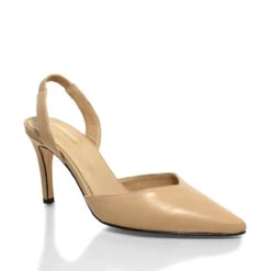 ROSANGEL 85 - Beige Regina Romero Zapato Sandalia Zapatilla Tacon Alto Para Dama En Piel -Reginaromero Tienda de ventas Regina Romero sandalia zapatilla Rosangel beige piel 3