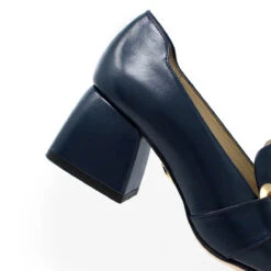 GRETA 40 - Azul Marino Regina Romero Zapato Zapatilla Tacon Bajo Para Dama En Piel -Reginaromero Tienda de ventas Regina Romero zapatilla Greta marino piel 5