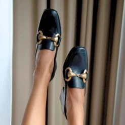 GRETA 40 - Azul Marino Regina Romero Zapato Zapatilla Tacon Bajo Para Dama En Piel -Reginaromero Tienda de ventas Regina Romero zapatilla Greta marino piel 9