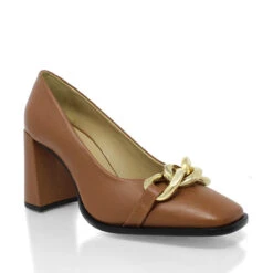 CASSIE 75 - Tan Regina Romero Zapato Zapatilla Tacon Alto Para Dama En Piel -Reginaromero Tienda de ventas Regina Romero zapatilla New Cassie tan piel 3