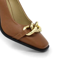 CASSIE 75 - Tan Regina Romero Zapato Zapatilla Tacon Alto Para Dama En Piel -Reginaromero Tienda de ventas Regina Romero zapatilla New Cassie tan piel 6