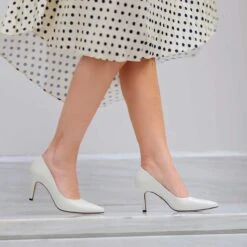 REGINA PUMP 75 - Blanco Regina Romero Zapato Zapatilla Tacon Alto Para Dama En Piel -Reginaromero Tienda de ventas Regina Romero zapatilla Regina pump 75 blanco 6 24bf29b9 9745 491e b4b9 06407b8e2a08