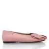 LULU - Rosa Claro Regina Romero Zapato Flat Balerina De Piso Para Dama En Piel